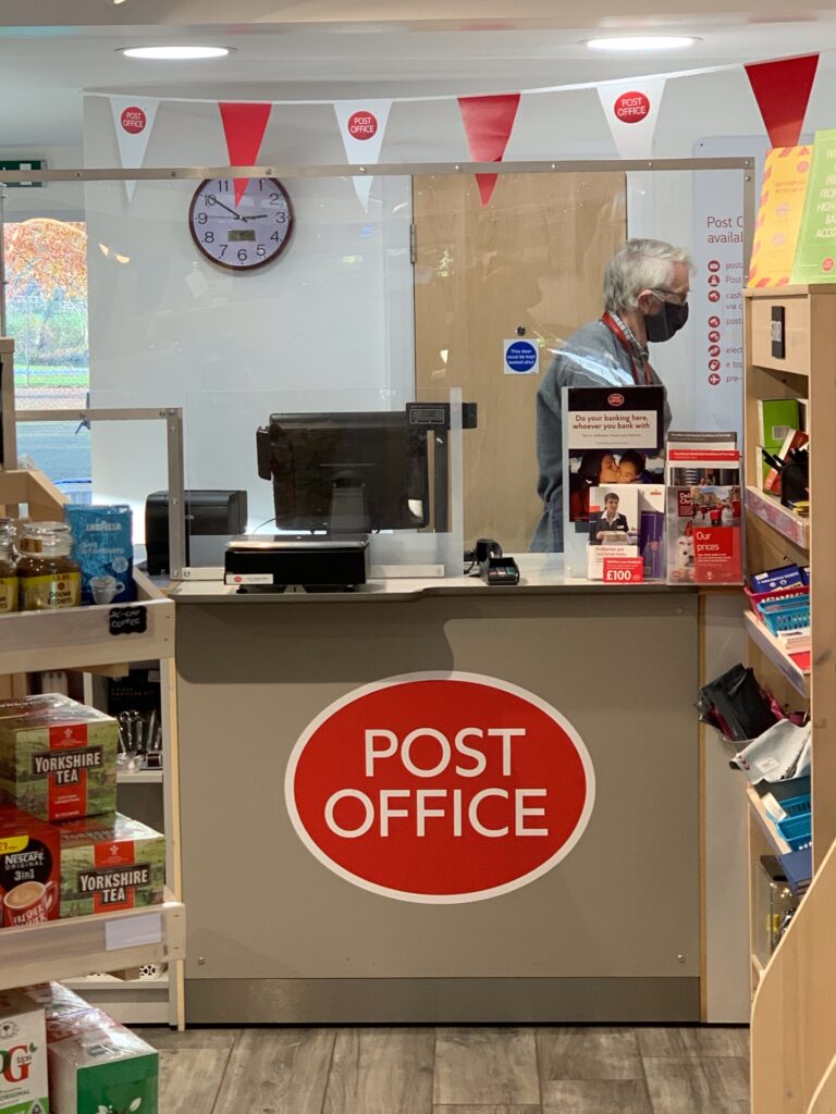 Post Office counter
